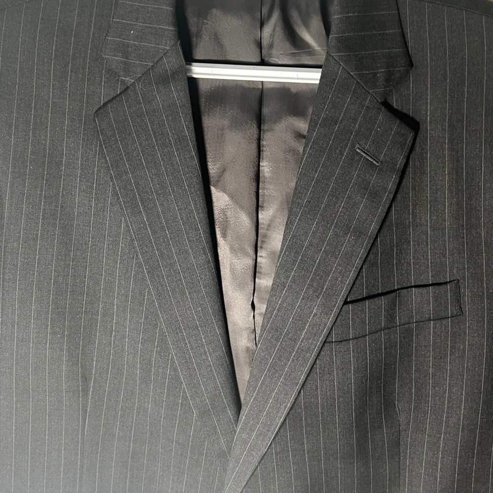 Brooks Brothers 1818 Madison Men pinstripe 100% Wool Blazer Sport Coat Jacket 42